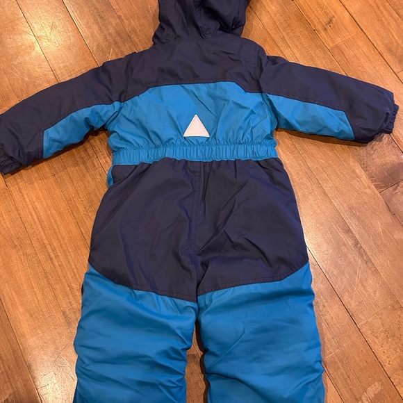 L.L. Bean Teal and Navy Snowsuit - Picture 2 of 4